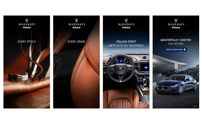 Maserati - Masterfully Crafted - Online Marketing Campaign